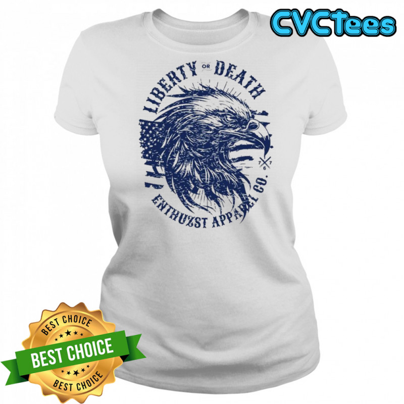 Enthuzst Liberty Or Death Eagle T-shirt Women's T-shirt