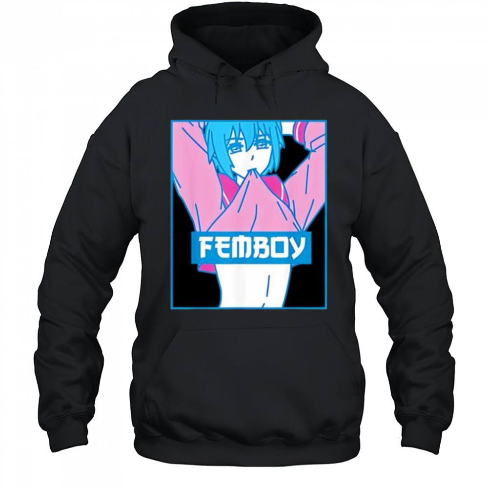 Femboy aesthetic pastel yaoI anime boy crossdressing shirt Hoodie