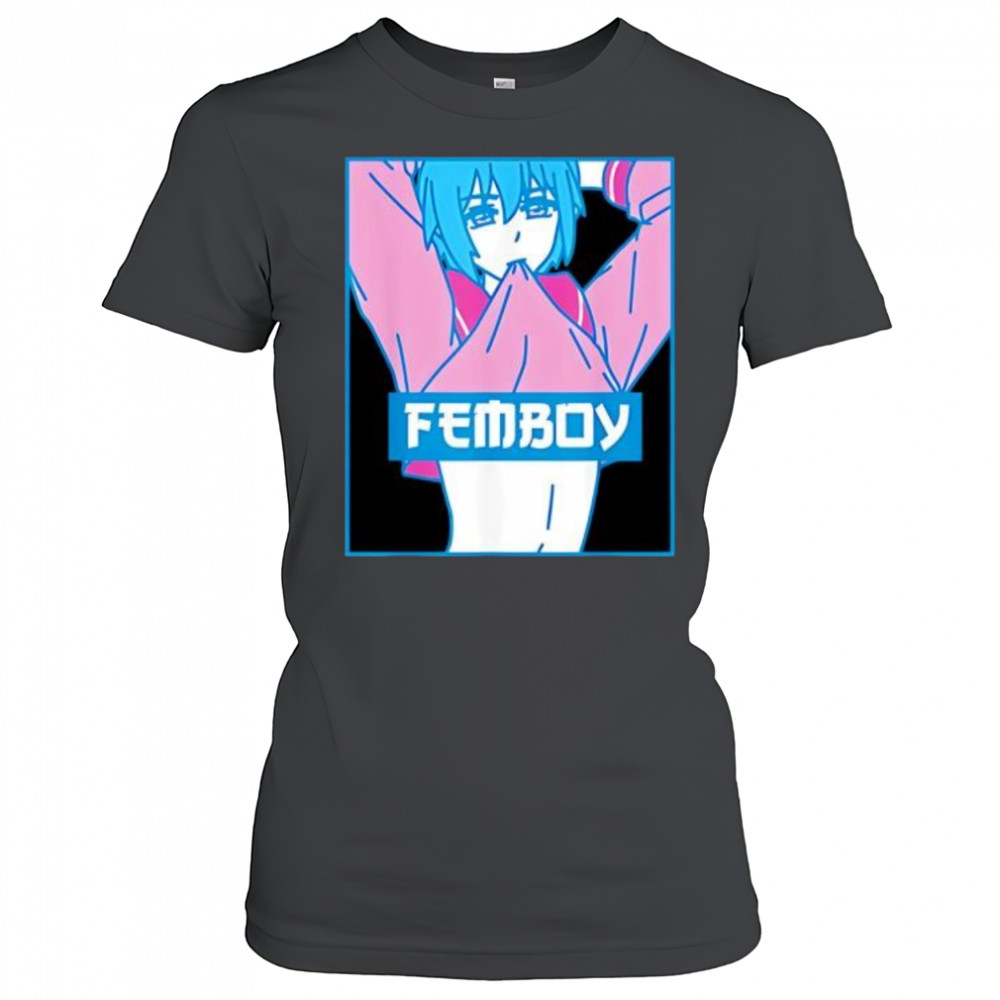 Femboy aesthetic pastel yaoI anime boy crossdressing shirt Women's T-shirt