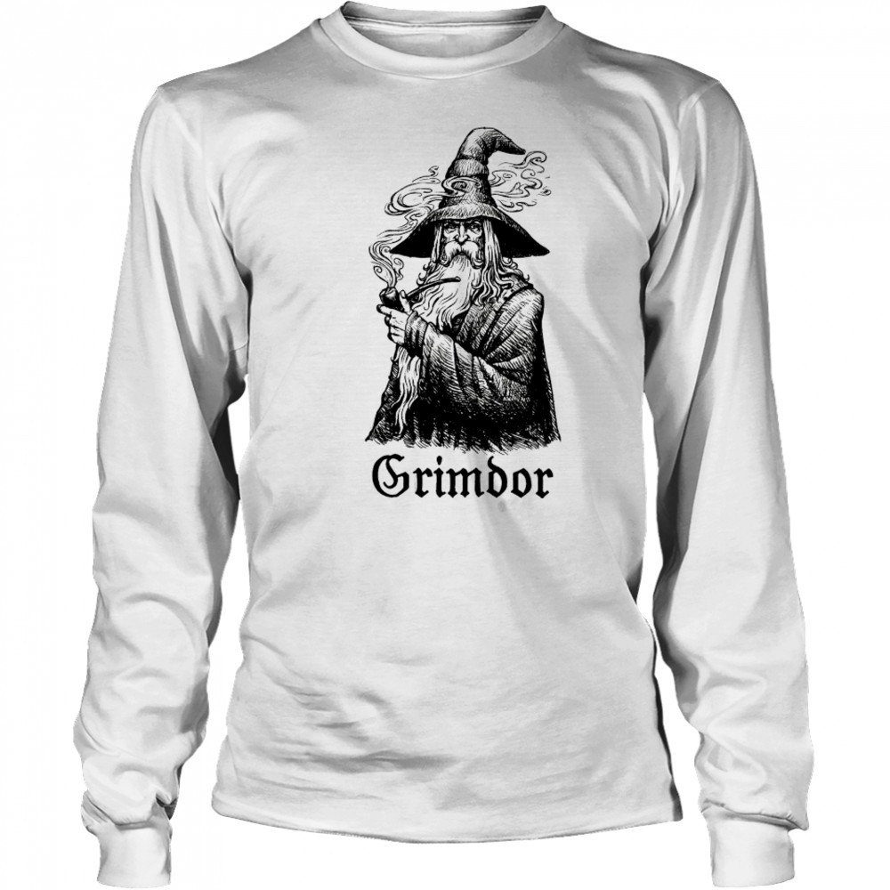Grimdor Tharkun Wizard T-shirt Long Sleeved