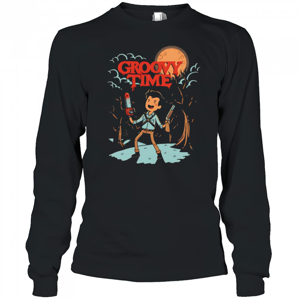 Groovy Time x Adventure Time shirt Long Sleeved