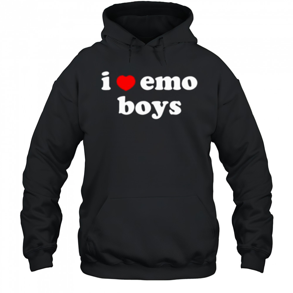 I love emo boys shirt Hoodie