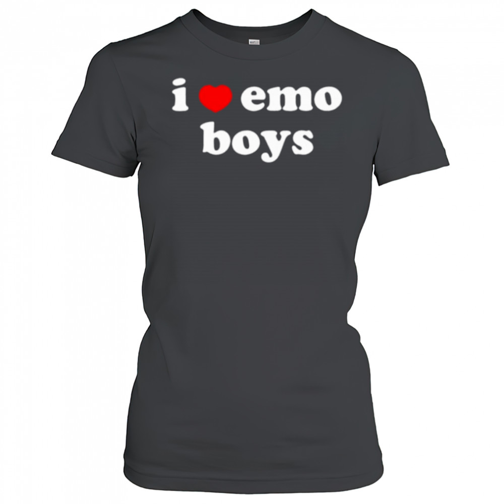 I love emo boys shirt Women's T-shirt