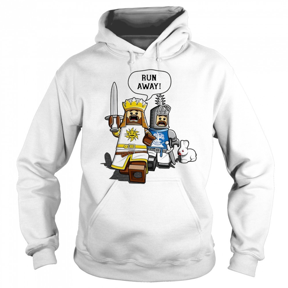 King Arthur and Sir Bedevere Lego run away shirt Sweatshirt