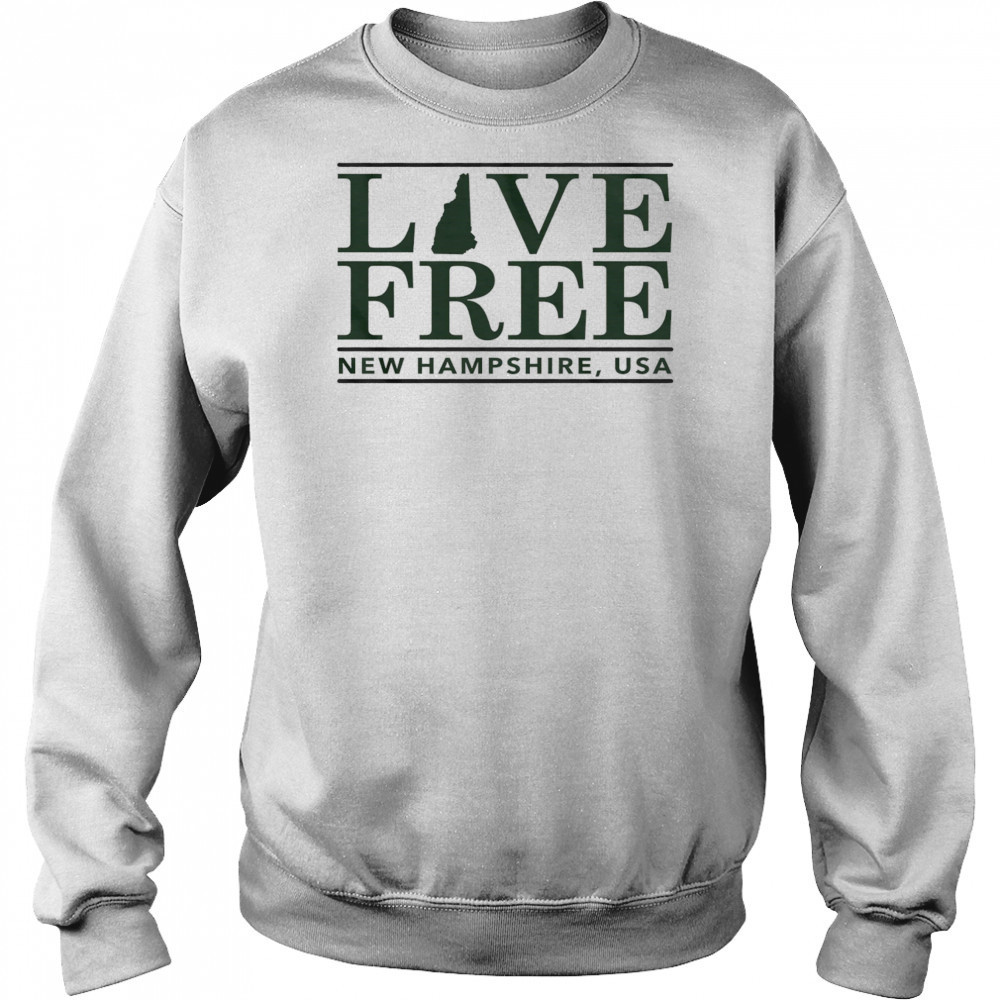Live Free New Hampshire Bar shirt Hoodie