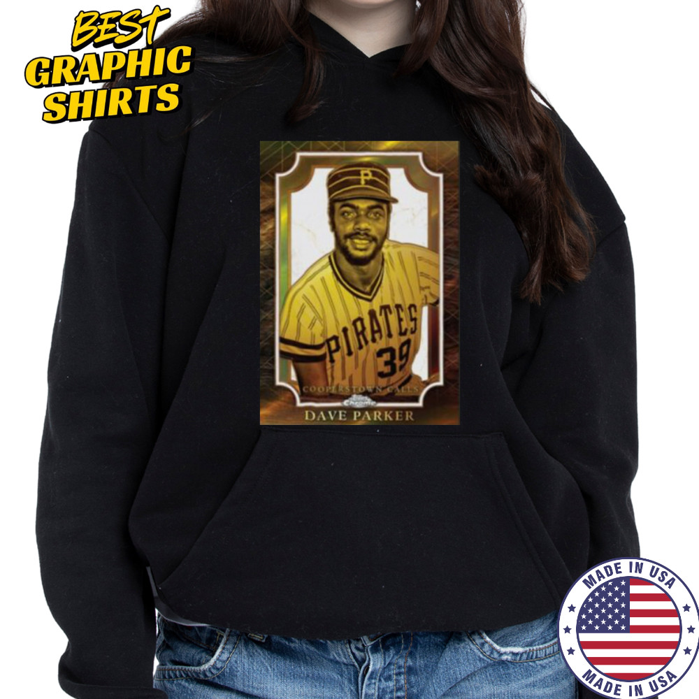 Men’s Dave Parker Black Pittsburgh Pirates 2025 MLB Hall of Fame Cooperstown Collection Topps Chrome Shirt Sweatshirt