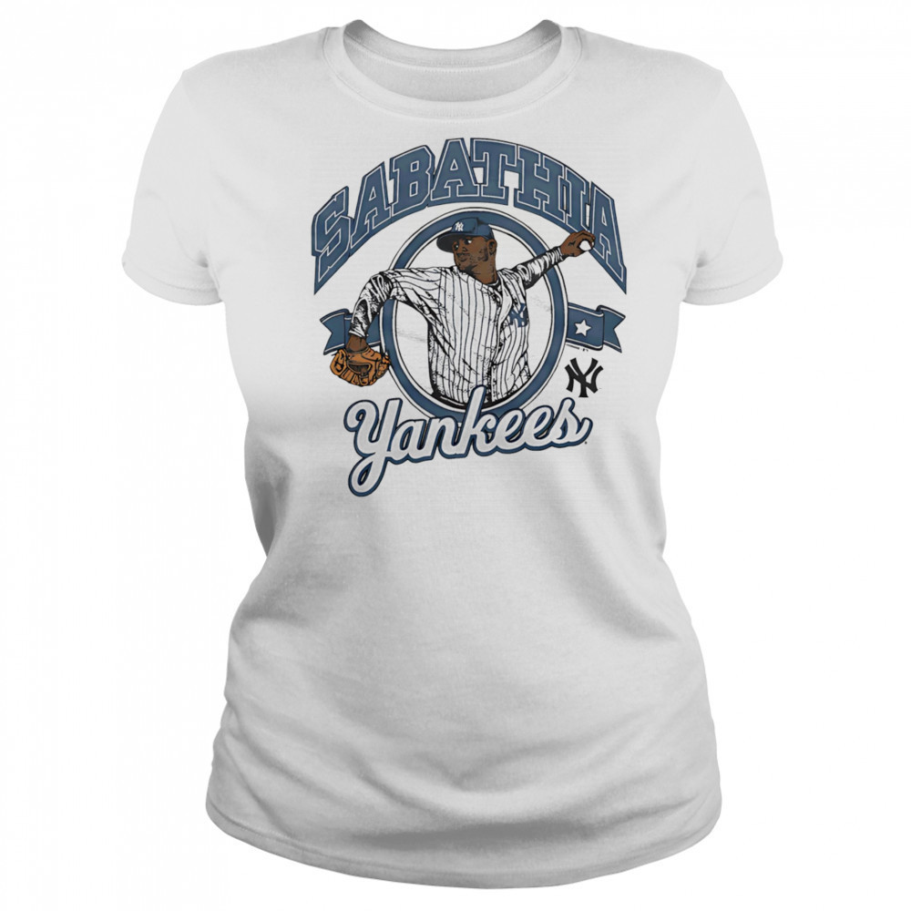 New York Yankees CC Sabathia baseball shirt Women's T-shirt