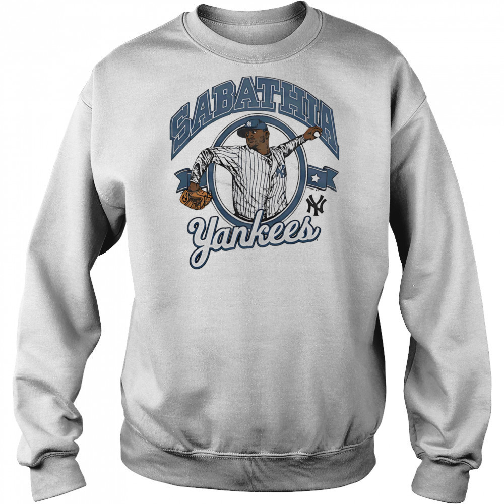 New York Yankees CC Sabathia baseball shirt Hoodie