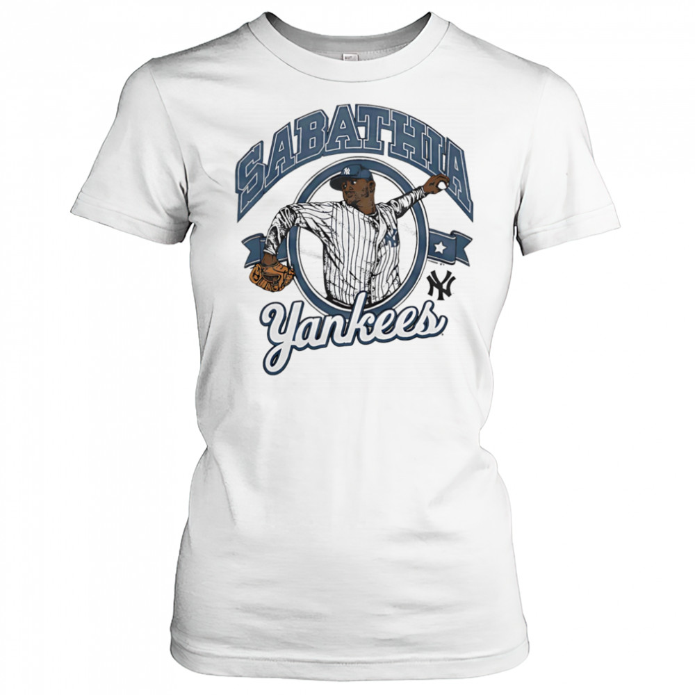 New York Yankees CC Sabathia baseball shirt Women's T-shirt