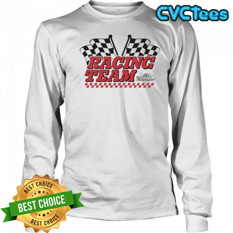 Old Milwaukee Racing Team T-shirt Long Sleeved