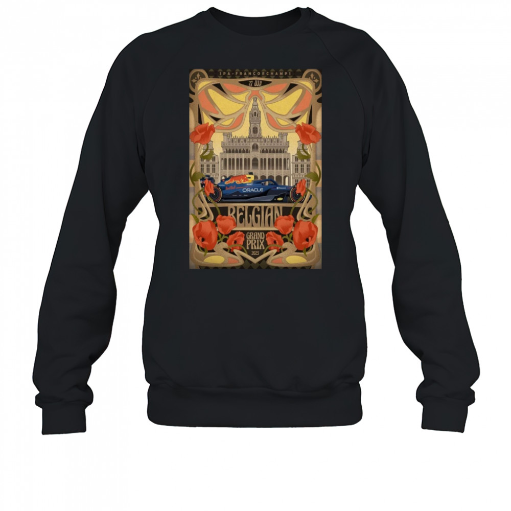 Oracle Red Bull Racing Grand Prix 2025 Poster T-Shirt Sweatshirt