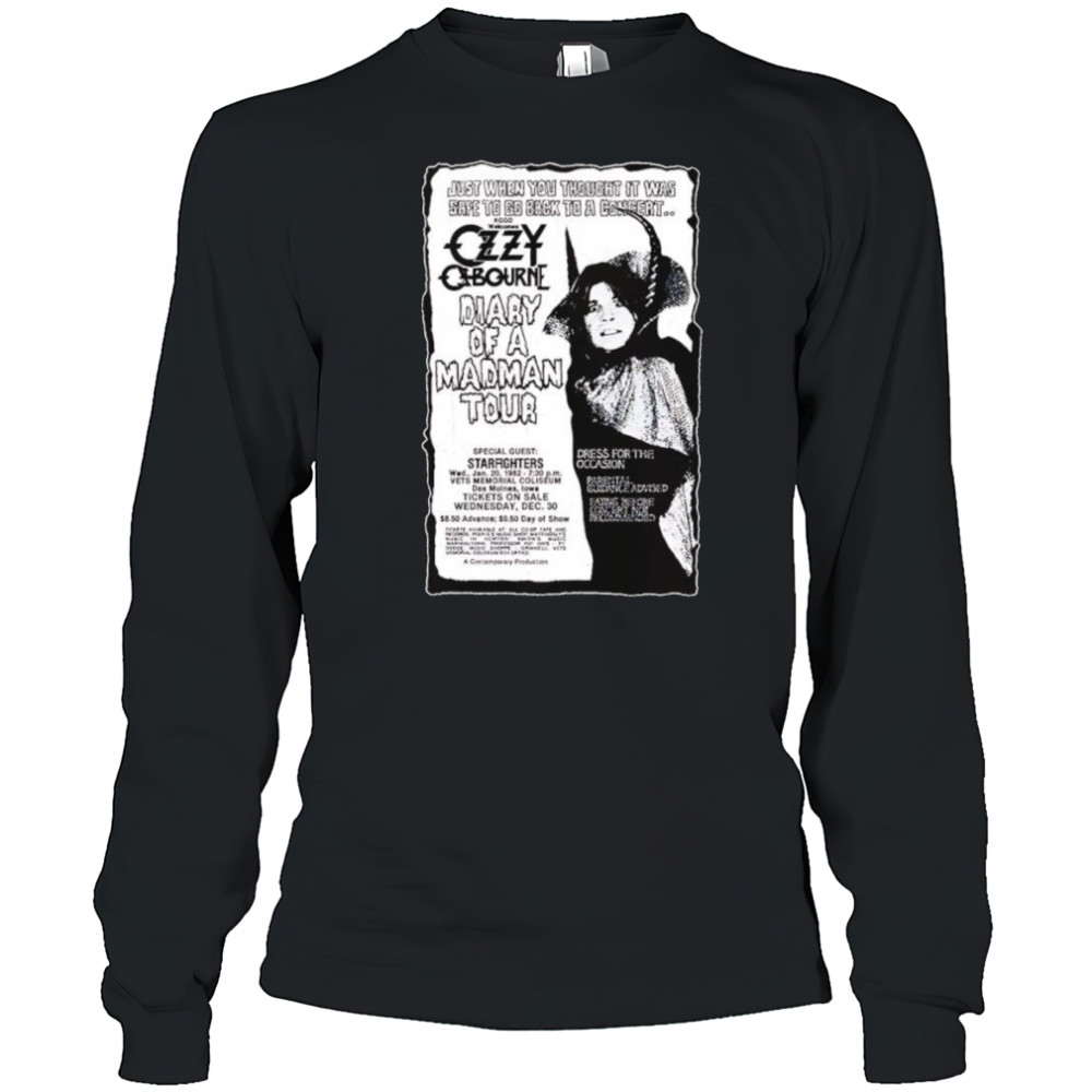 Ozzy Des Moines shirt Long Sleeved