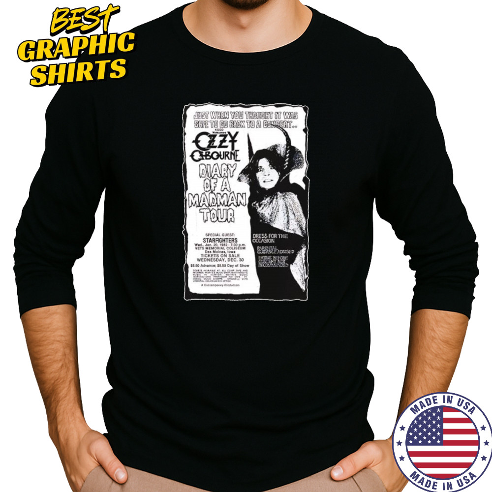 Ozzy Des Moines shirt Long Sleeved