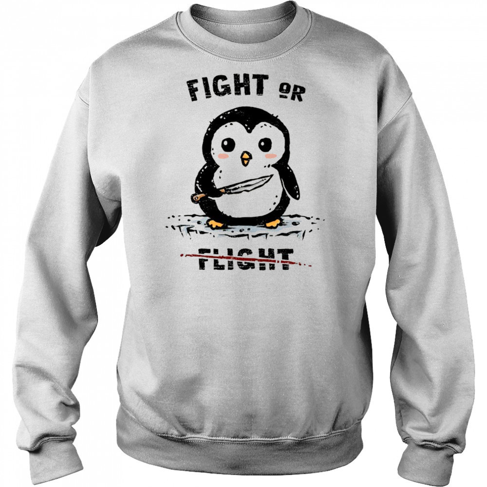 Penguin fight or not flight shirt Hoodie