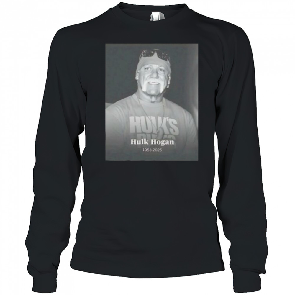 Pro wrestling Hulk Hogan 1953 2025 shirt Long Sleeved
