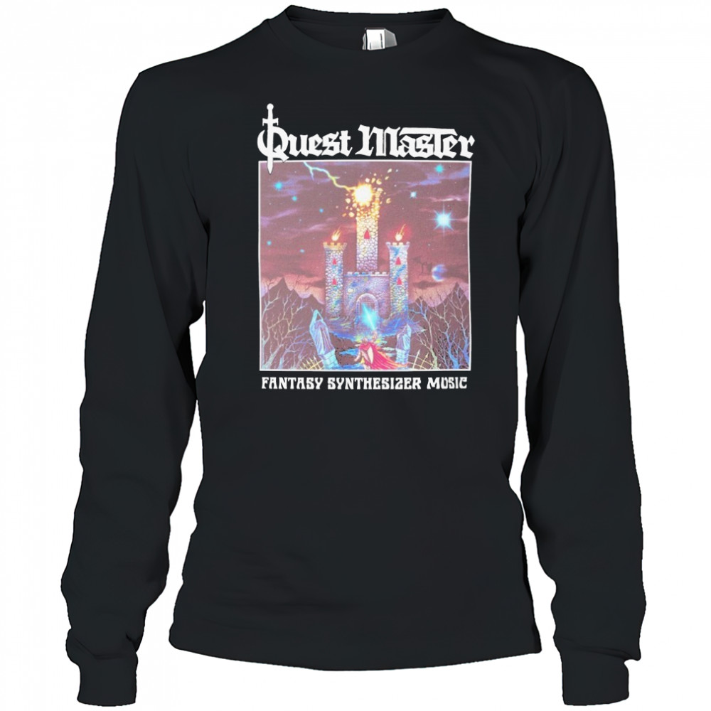 Quest Master Fantasy Synthesizer Music T-shirt Long Sleeved