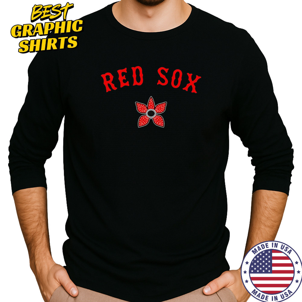 Red Sox x Stranger Things shirt Long Sleeved