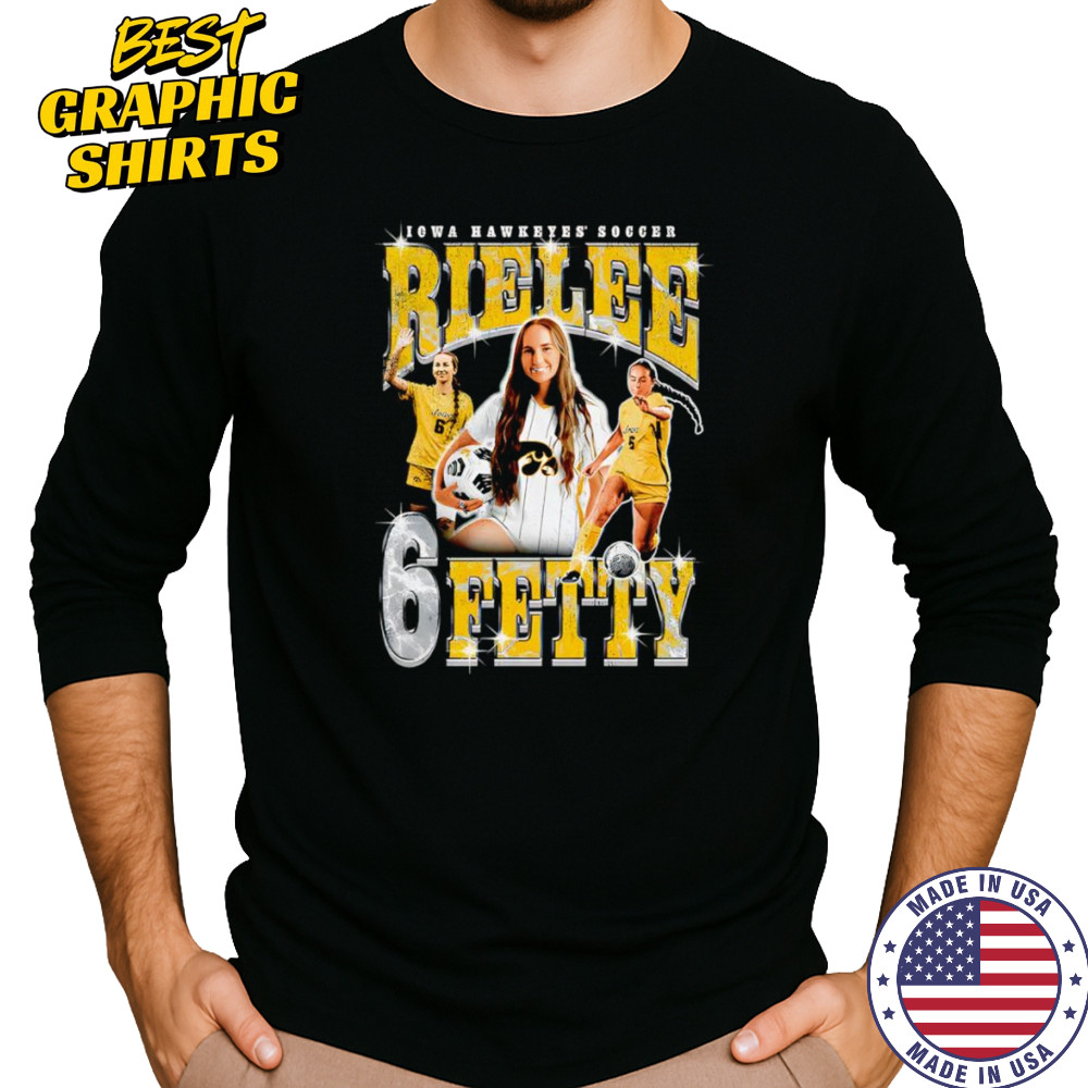 Rielee Fetty Iowa Hawkeyes soccer retro shirt Long Sleeved