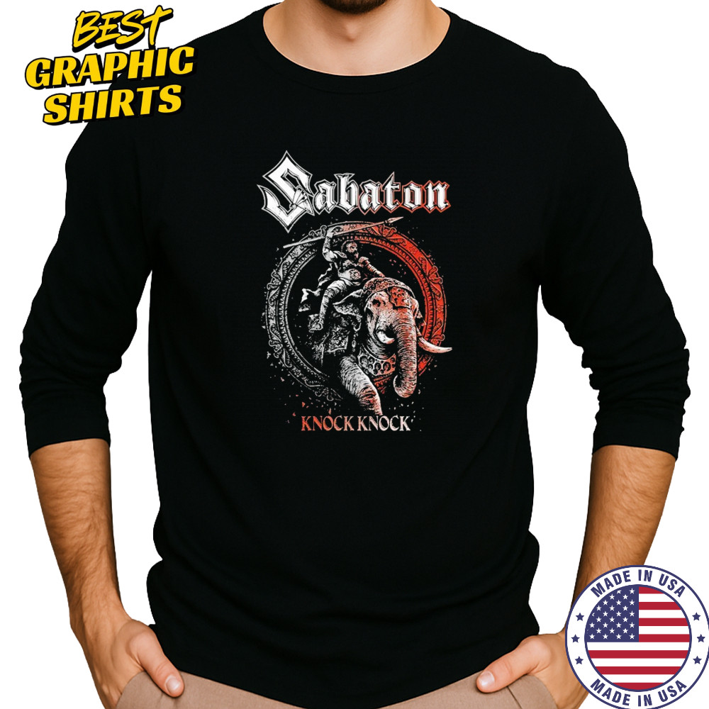 Sabaton Knock Knock Elephant T-Shirt Long Sleeved
