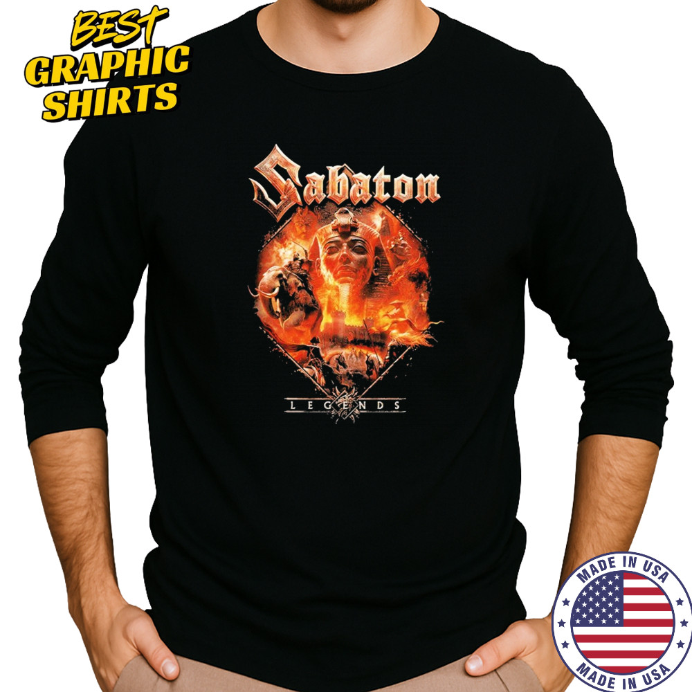 Sabaton Legends Never Die Pharaoh T-shirt Long Sleeved