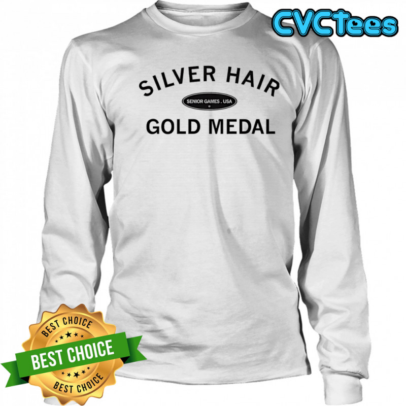 Silver Hair Gold Medal shirt Long Sleeved