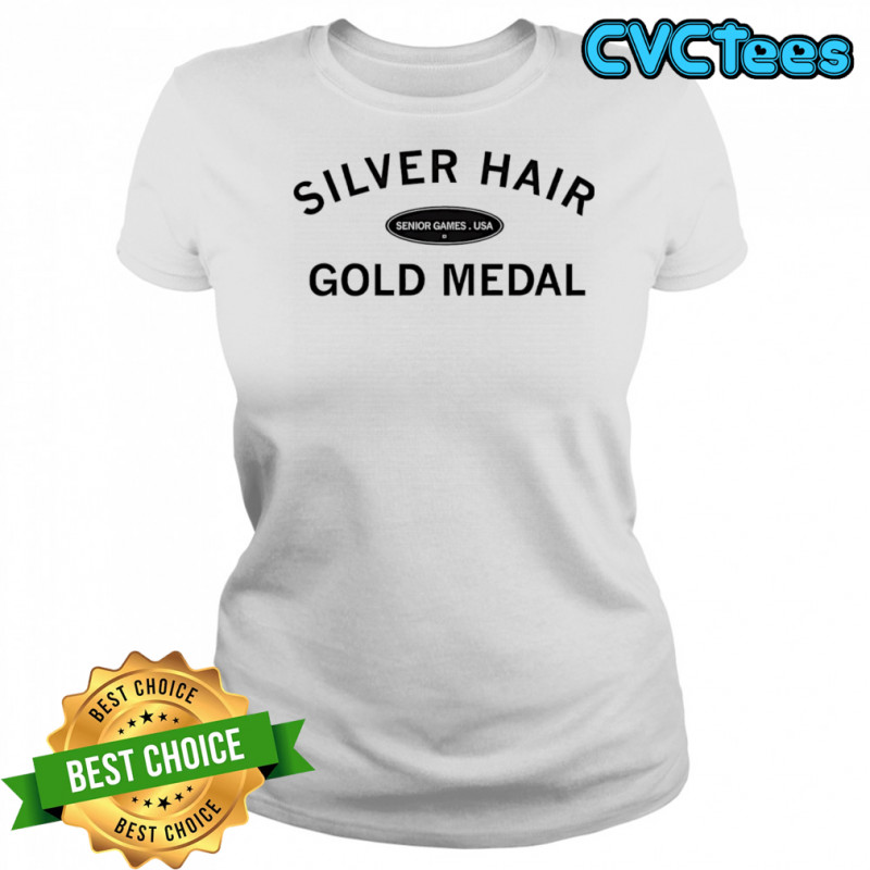 Silver Hair Gold Medal shirt Women's T-shirt