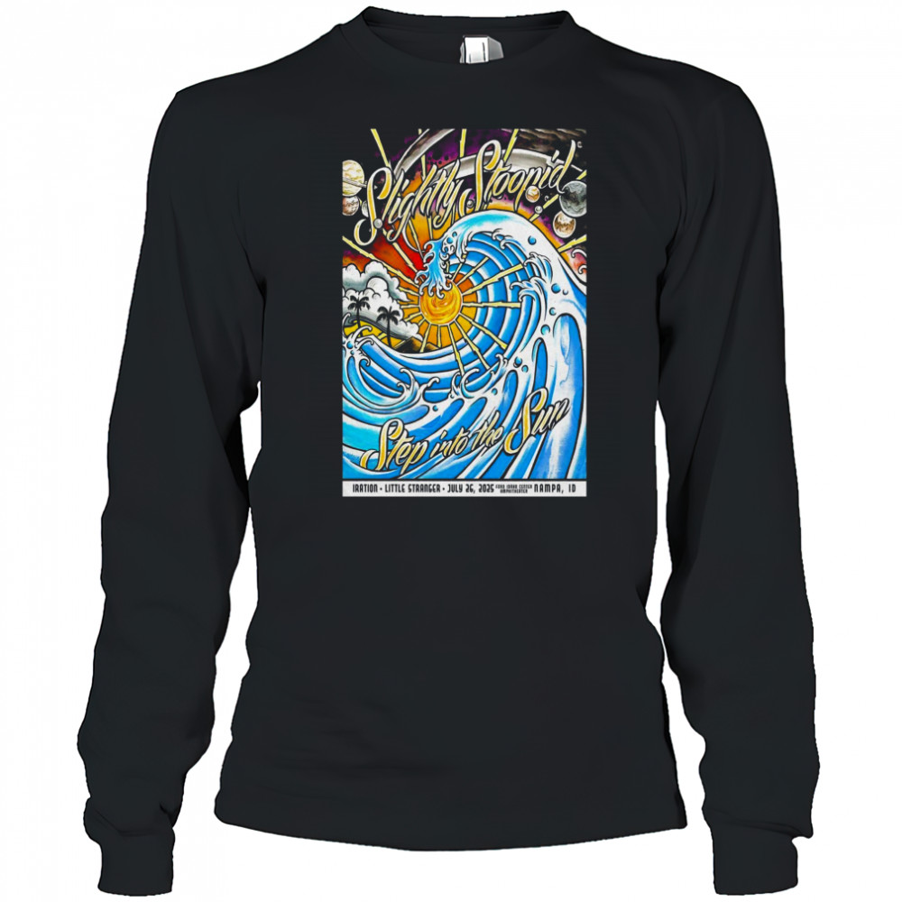 Slightly Stoopid In Nampa ID On Jul 26 2025 Tour Poster T-Shirt Long Sleeved