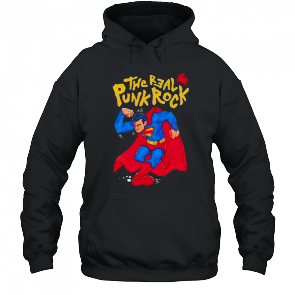 Superman Circle Jerks the real punk rock shirt Hoodie