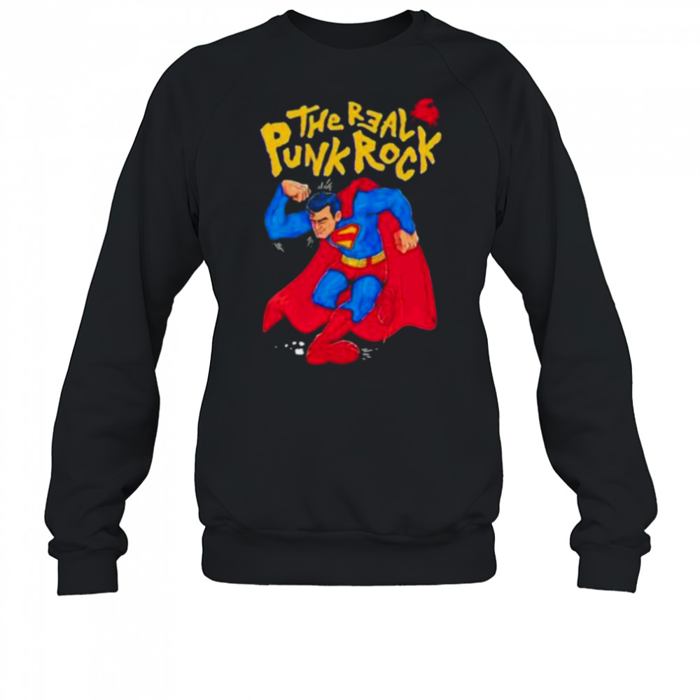Superman Circle Jerks the real punk rock shirt Sweatshirt