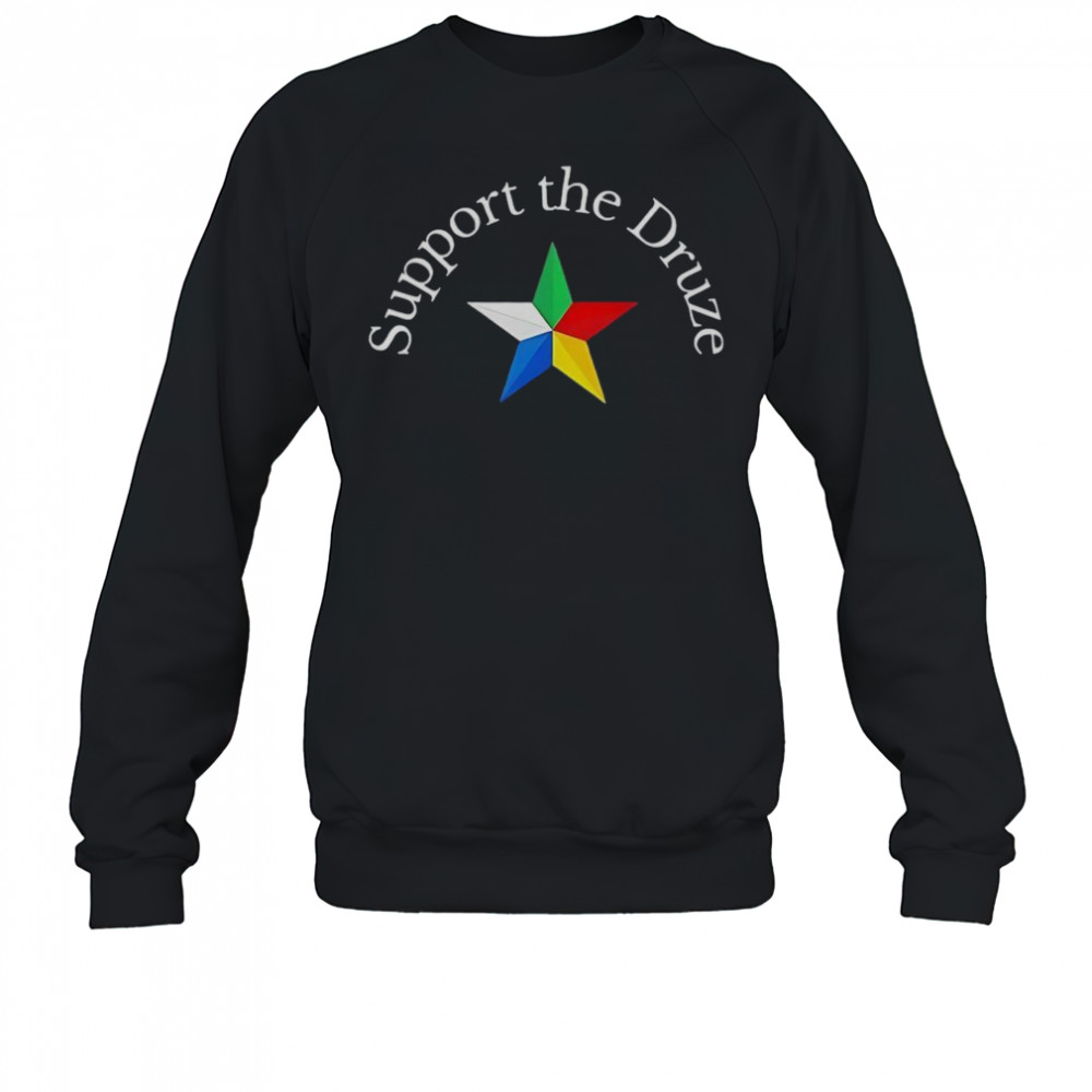 Support The Druze Traditional Flag Star Culture Pride T-Shirt Sweatshirt