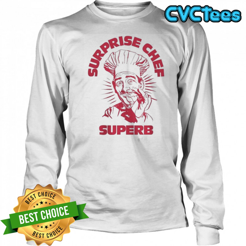Surprise Chef Kiss Cigarettes T-shirt Long Sleeved