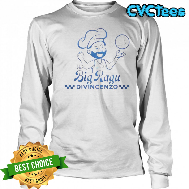 The Big Ragu Divincenzo Donte Divincenzo Minnesota Timberwolves T-Shirt Long Sleeved