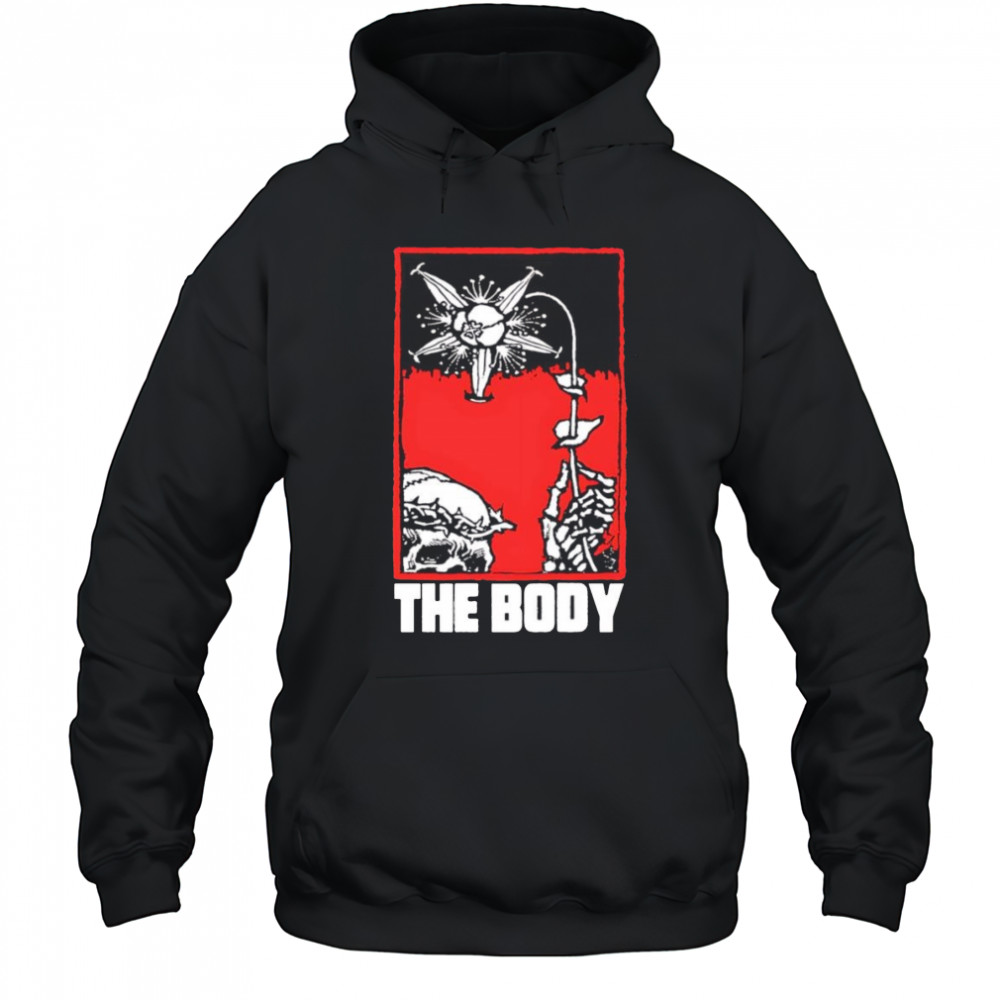The body skull flower shirt Hoodie
