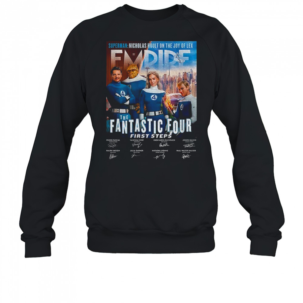 The Fantastic Four First Steps Superman nicholas hoult on the joy of lex signatures shirt Sweatshirt