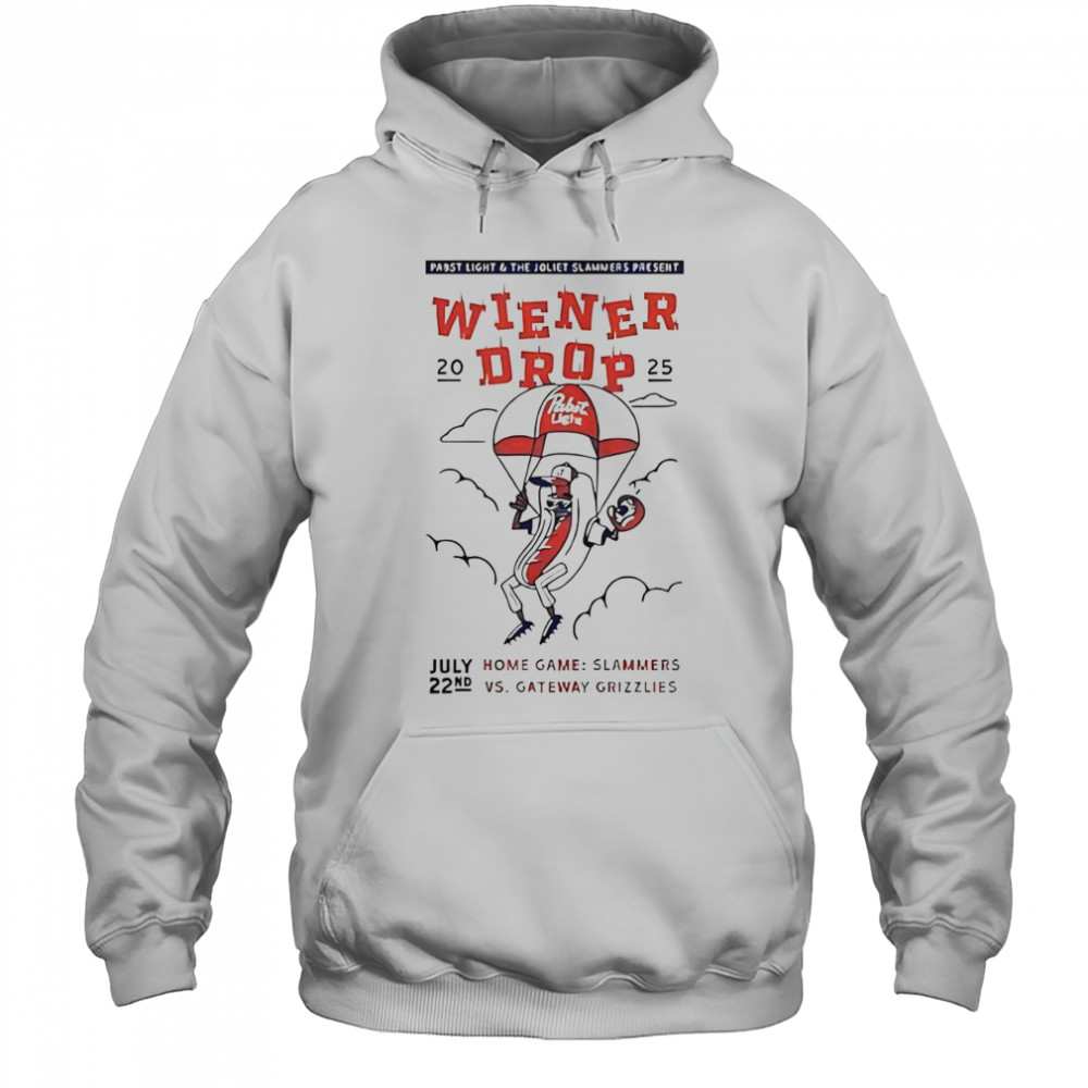 Wiener Drop Home Game Slammers Vs Gateway Grizzlies T-Shirt Hoodie