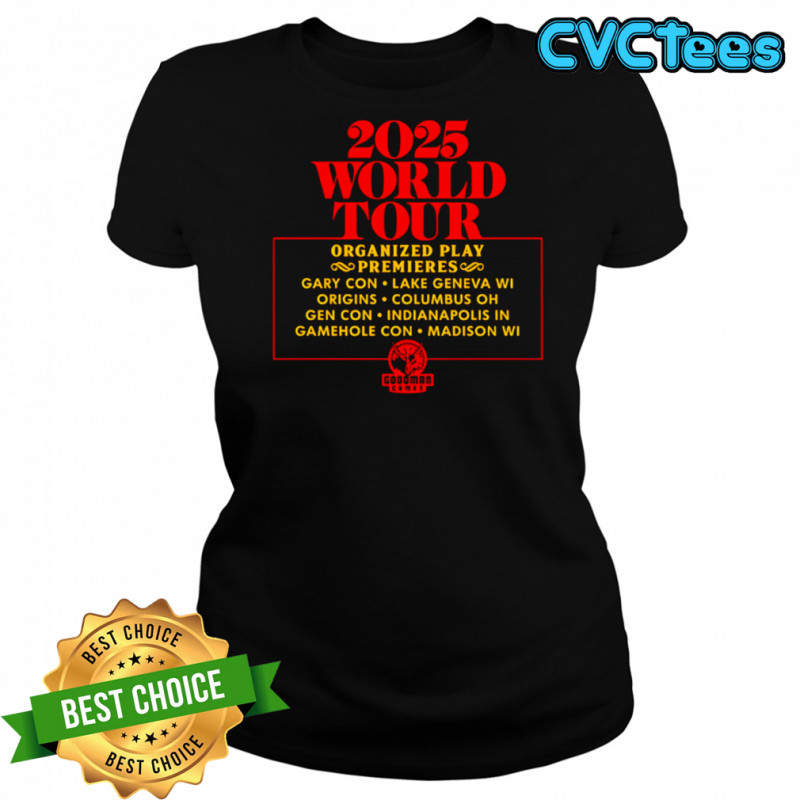 2025 World Tour Organized Play Premiers shirt Women's T-shirt