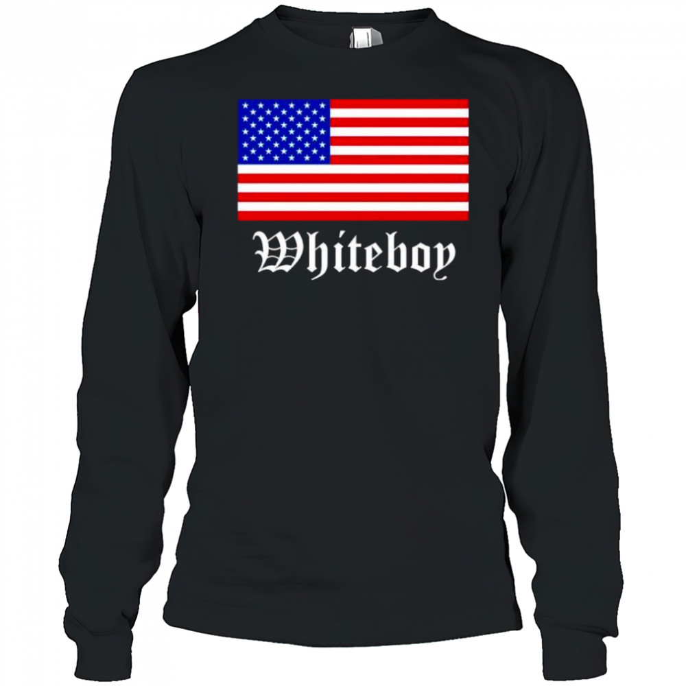 American Flag Whiteboy shirt Long Sleeved