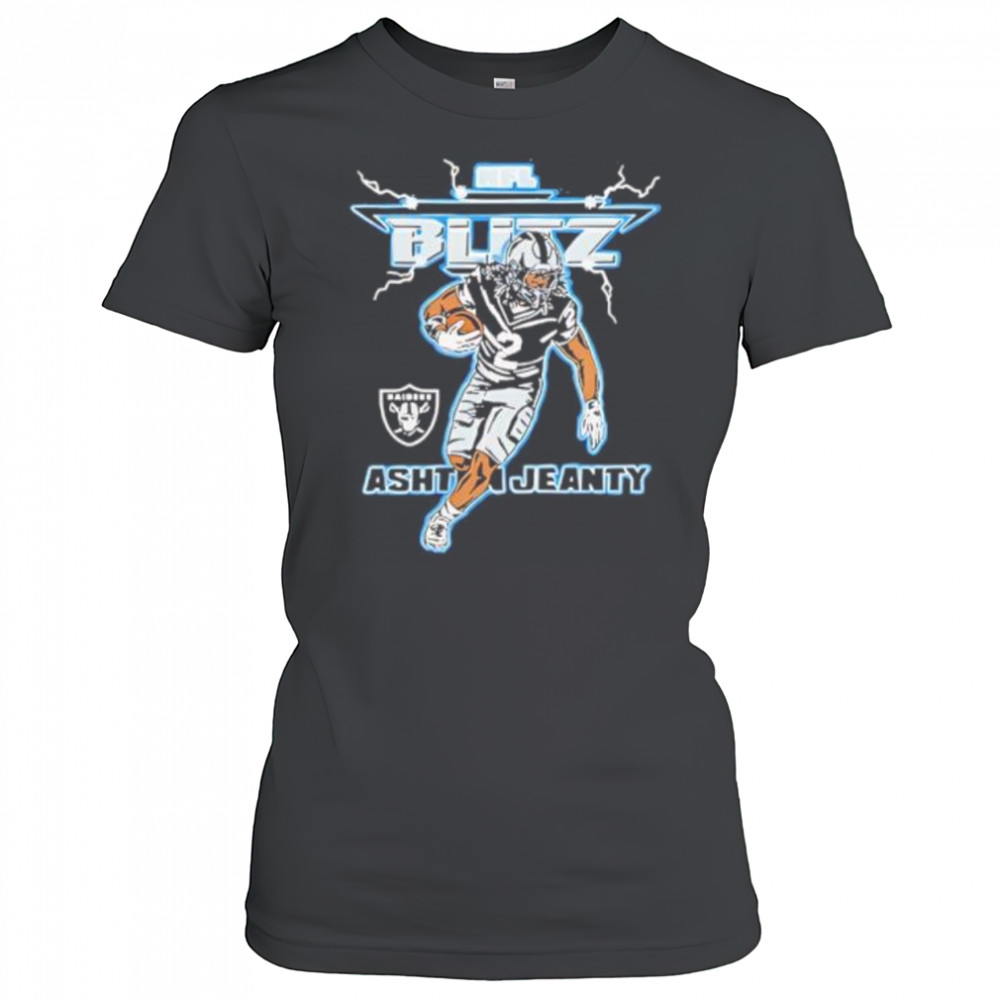 Ashton jeanty NFL blitz las vegas raiders shirt Women's T-shirt