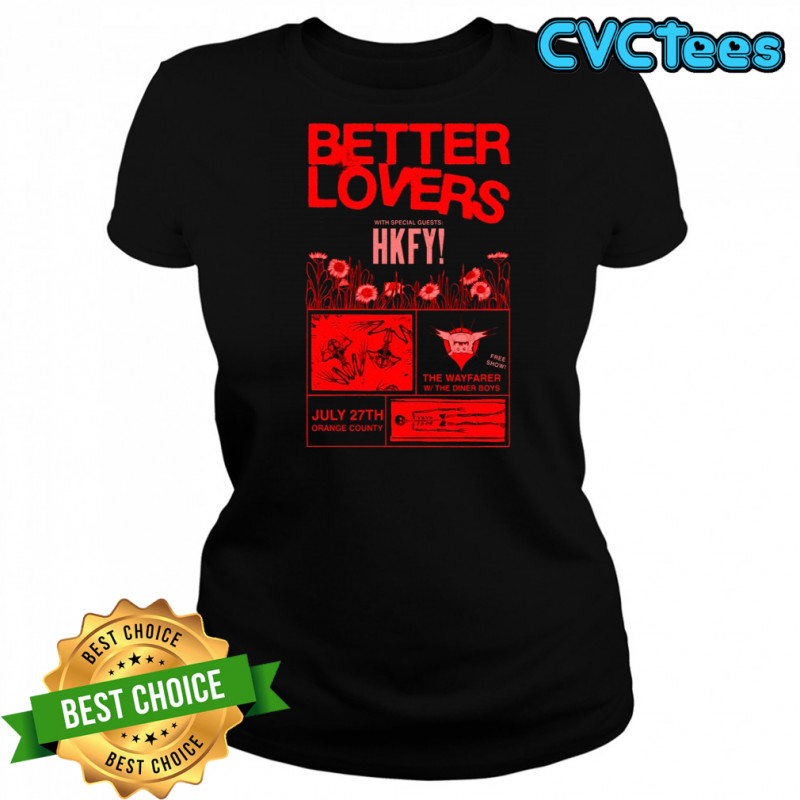 Better Lovers July 27 2025 Shoreline Waterfront Long Beach CA Poster T-Shirt Women's T-shirt