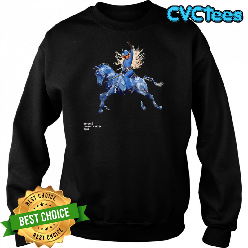 Beyoncé Denim Horse graphic shirt Sweatshirt