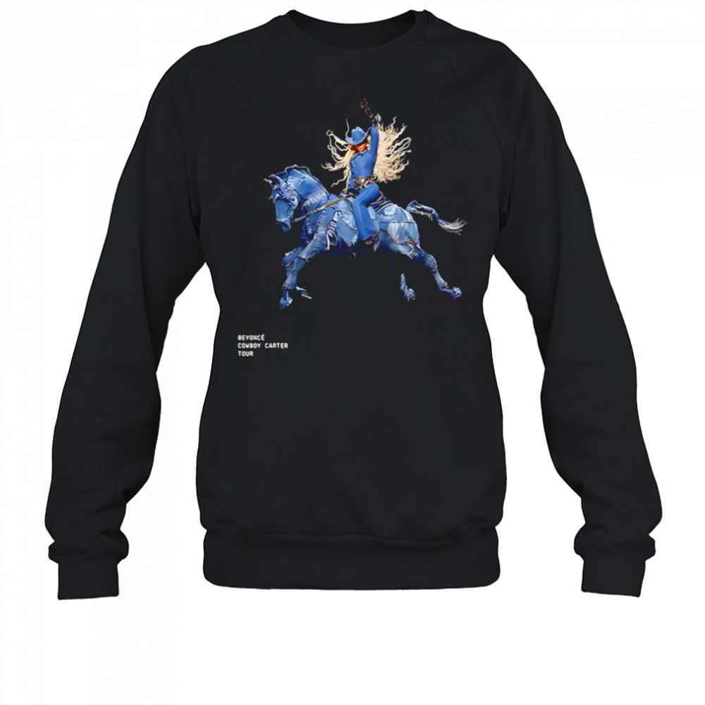 Beyoncé Denim Horse graphic shirt Sweatshirt