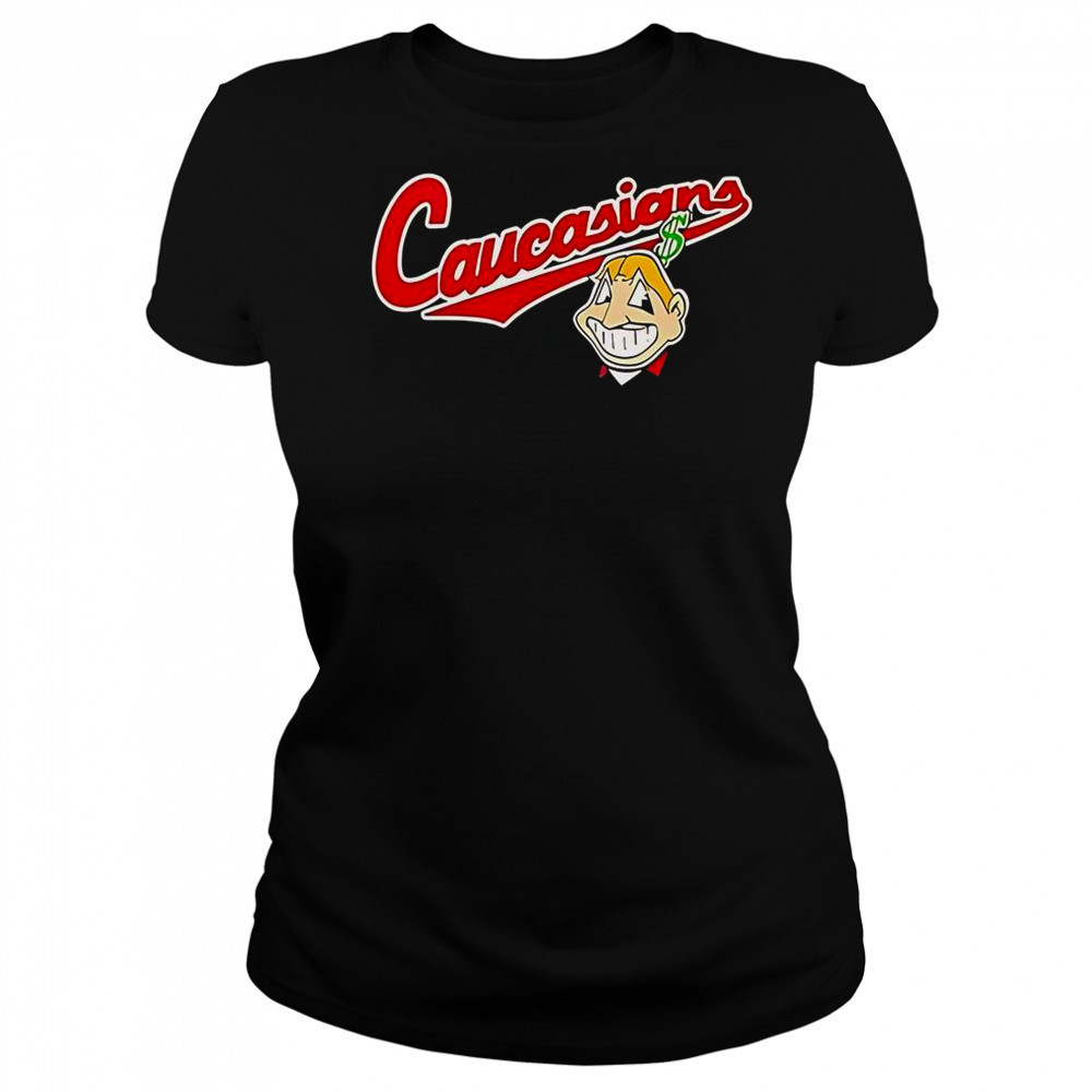 Bomani Jones Caucasians Chief Wahoo Logo T-Shirt Women's T-shirt