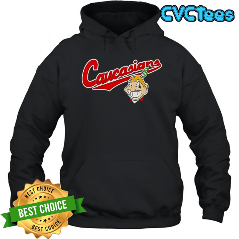 Bomani Jones Caucasians Chief Wahoo Logo T-Shirt Hoodie