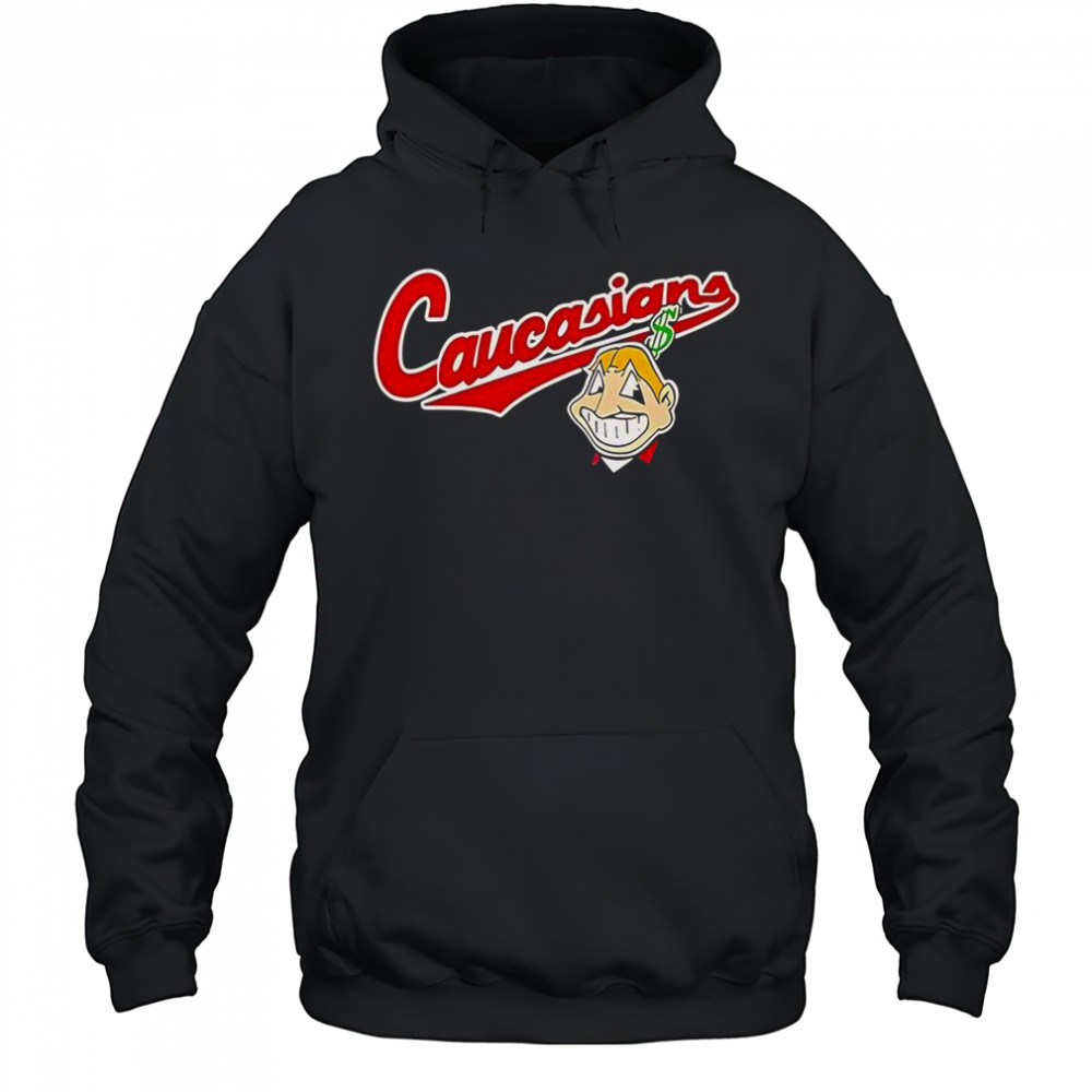 Bomani Jones Caucasians Chief Wahoo Logo T-Shirt Hoodie