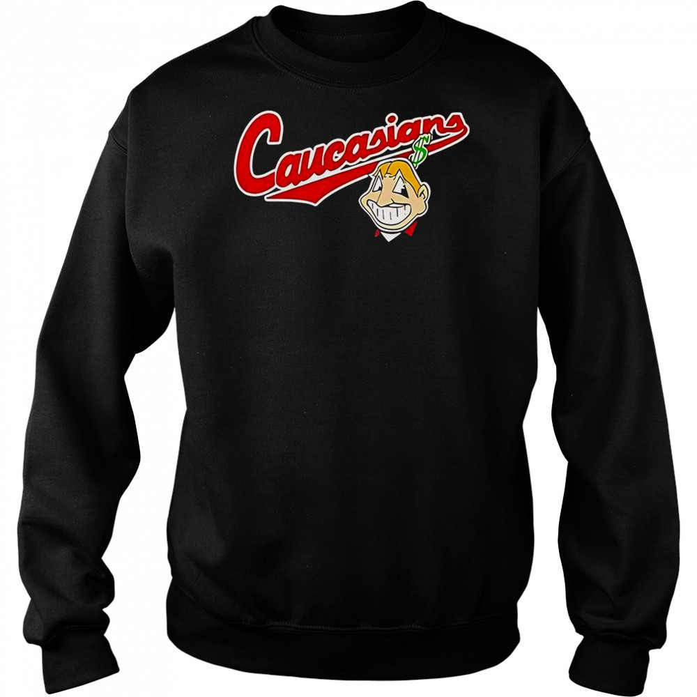 Bomani Jones Caucasians Chief Wahoo Logo T-Shirt Hoodie