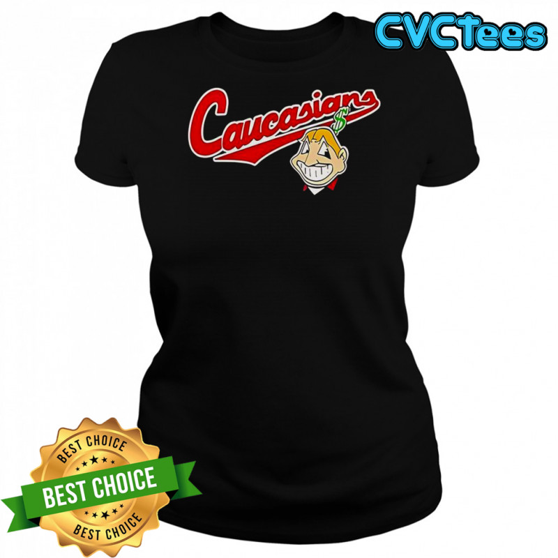 Bomani Jones Caucasians Chief Wahoo Logo T-Shirt Women's T-shirt
