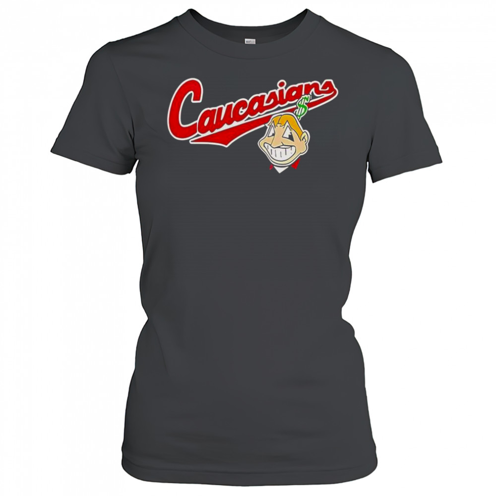 Bomani Jones Caucasians Chief Wahoo Logo T-Shirt Women's T-shirt