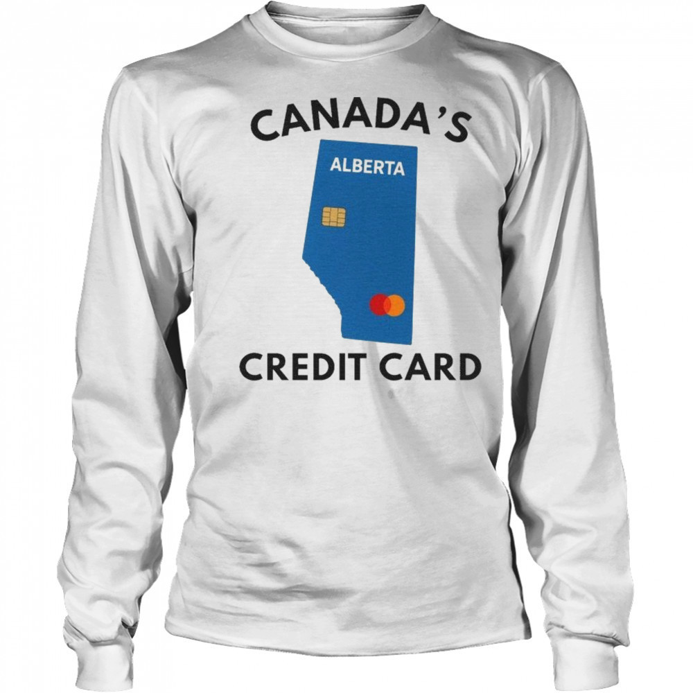 Canada’s Alberta Credit Card T-shirt Long Sleeved