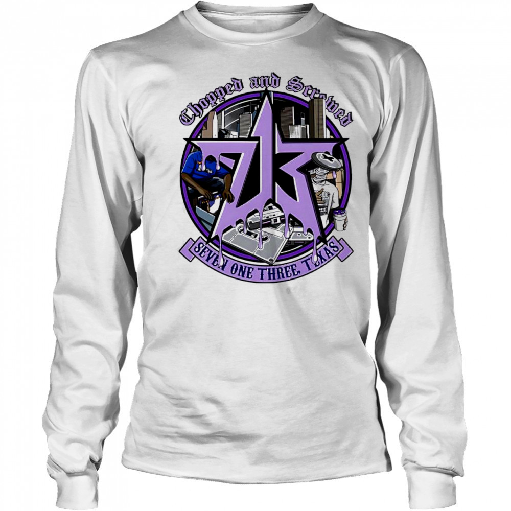 Chopped and Screwed Seven One Three Texas shirt Long Sleeved