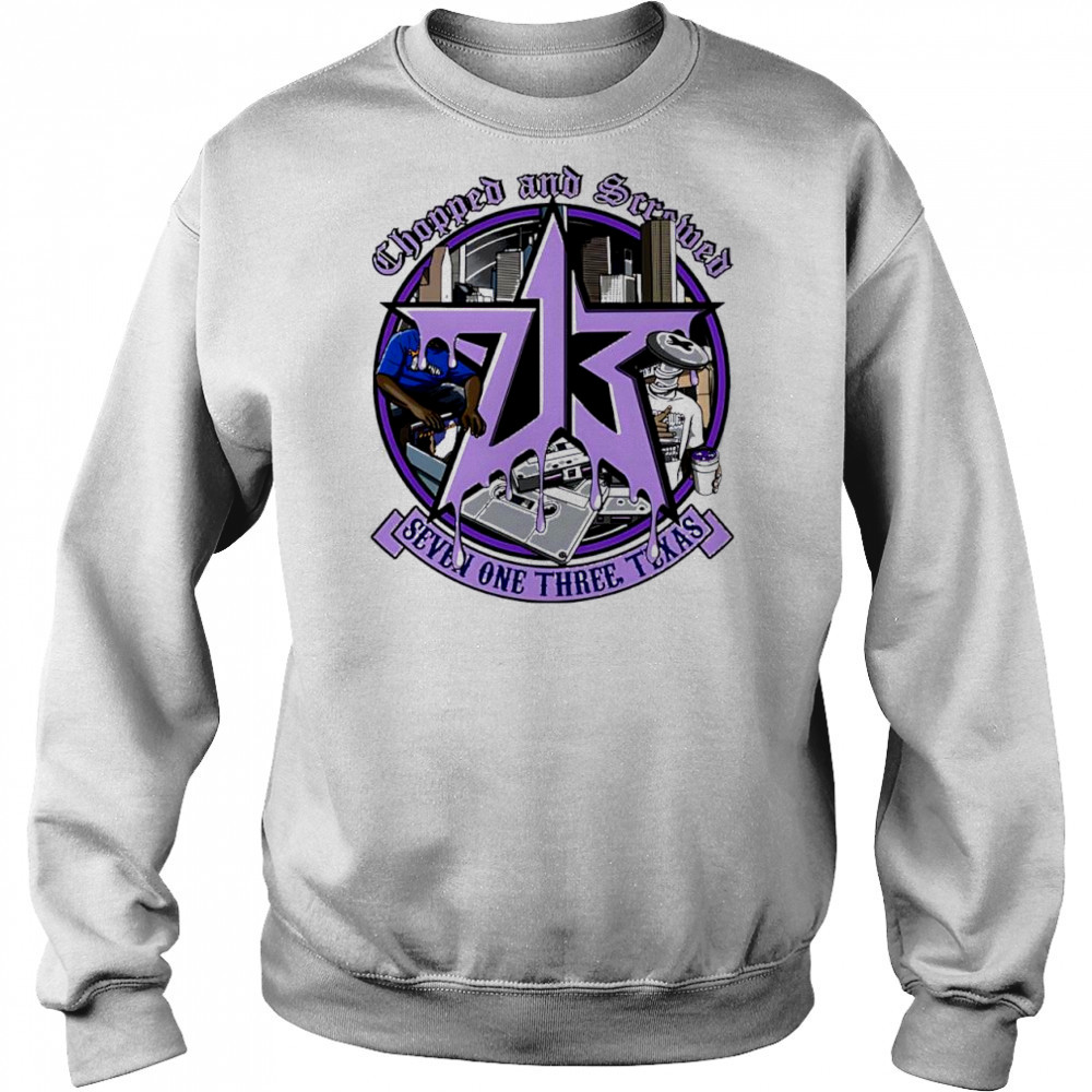 Chopped and Screwed Seven One Three Texas shirt Hoodie